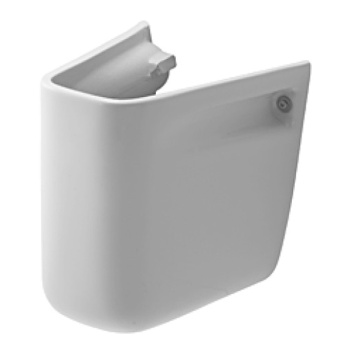 Duravit D-Code Полупьедестал включая крепление для # 070545, 215x225мм, Цвет: Белый