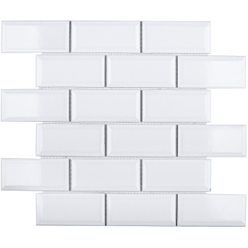 Керамическая мозаика Starmosaic Brick & Metro Metro White Glossy 45x95 (am81945) 288x2946.5 шт