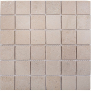 Мозаика натуральный мрамор Starmosaic Classic 48x48 Crema Marfil Matt (jmst073) 305x305x8 шт