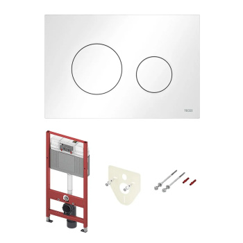 Комплект инсталляции с панелью смыва Tece Tecebase N500920 белый