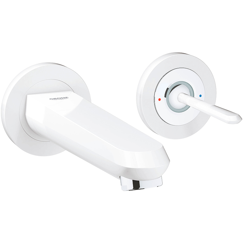 Смеситель для раковины Grohe Eurodisc Joy 19968LS0 белый\хром