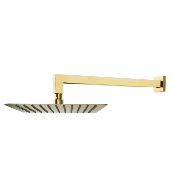 Верхний душ Ramonsoler настенный квадратный нержавеющая сталь золото BHRK300OC