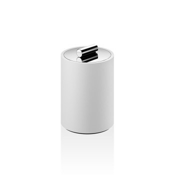 Контейнер с крышкой Decor Walther Stone 971254 белый/хром