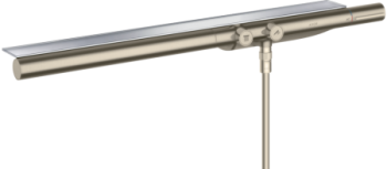 Axor Showers Настенный термостат для ванны, с полкой 713х70мм, 2 потреб., цвет: шлифованный никель 4