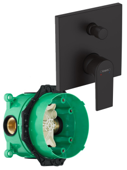 Смеситель для ванны Hansgrohe 71468670S черный