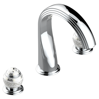Смеситель на борт ванны THG Marquise Blanc Decor Platine A7G-A02-25SG хром