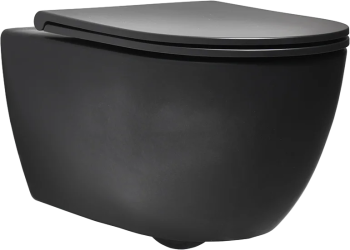 Унитаз подвесной Simas Trevi TR 18 black matt черный
