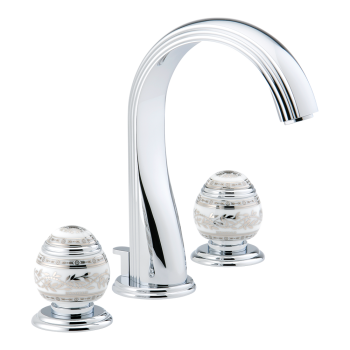 Смеситель для раковины THG Marquise Blanc Decor Platine A7G-A02-151 хром