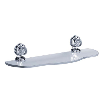 Полка для ванной Jorger Florale Crystal 600.00.009.000 chrome
