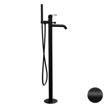 Смеситель для ванны Remer Atelier  напольный черный матовый AL08NO