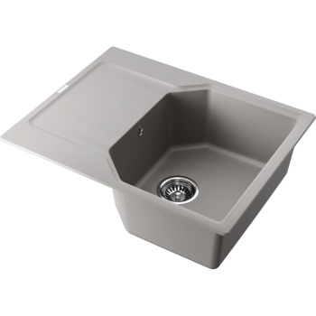 Мойка кухонная Omoikiri Yonaka 65-GR leningrad grey 4993346