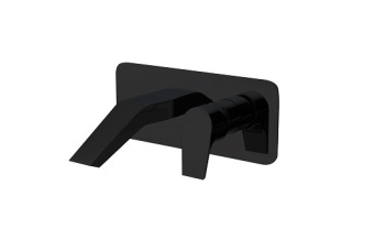 Смеситель для раковины Ramonsoler Urban Chic встраиваемый с каскадным изливом черный 212001NM