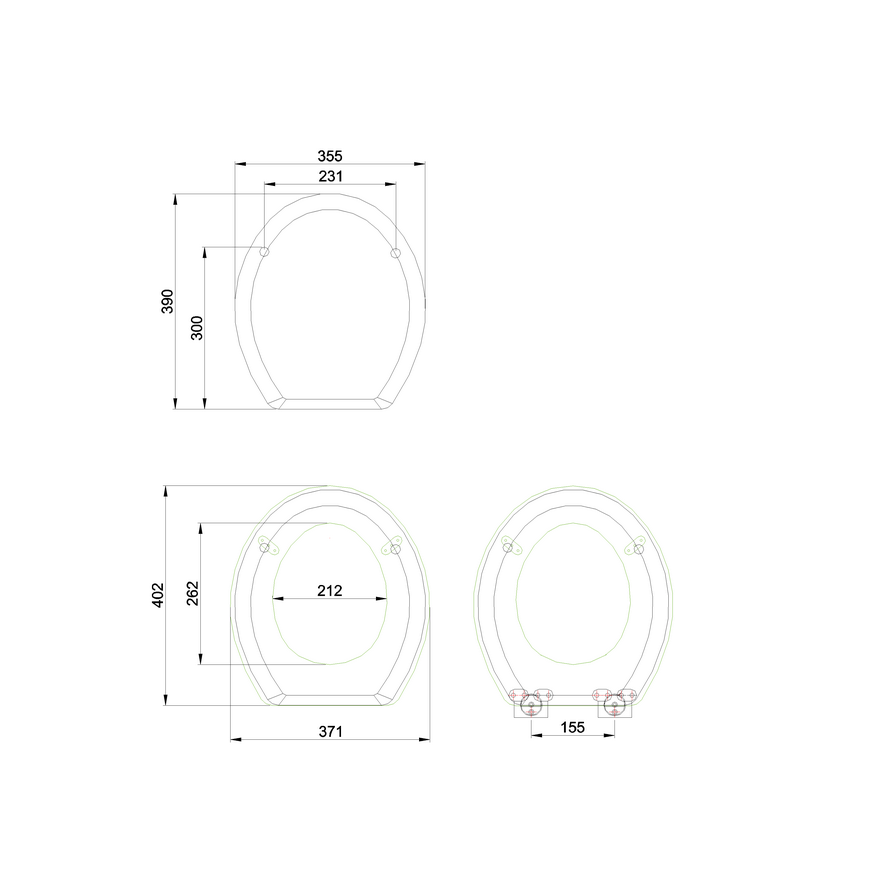 Сиденье для унитаза Burlington Bespoke/Colours S54 CHR розовый