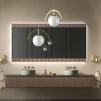 Накладная раковина Oasis Naos 42 D 14 см без перелива, с накладкой, белый 0LVBSPR00000013