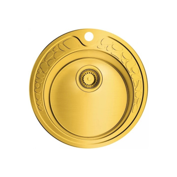 Мойка кухонная Omoikiri Tovada 49-AB нерж.сталь/латунь ⌀385 4993047