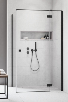 Душевое ограждение Radaway Essenza New black KDJ 90x90 (уценка - товар с экспозиции)