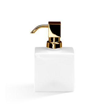 Дозатор для мыла Decor Walther DW 6260 настольный, фарфор, белый/золотой 842120