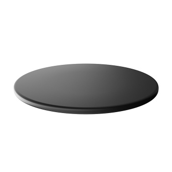 Круглая полка CONO встраиваемая Kerama Marazzi 43 1, черная матовая CO4.43\BLK.M