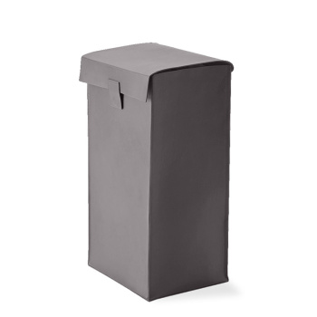 Корзина для белья Decor Walther Nappa WB с крышкой - Натуральная кожа дымчато-серая 938893