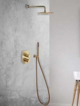 Держатель лейки Ramonsoler встраиваемый круглый золото 3796OC