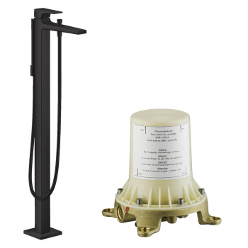 Смеситель для ванны Hansgrohe 32532670S черный