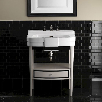 Раковина Devon&Devon Bogart 3 отв. под смеситель 71x54,5xh26,5 белый со склада продаем с тумбой EFBOGART IBLG3FBOG