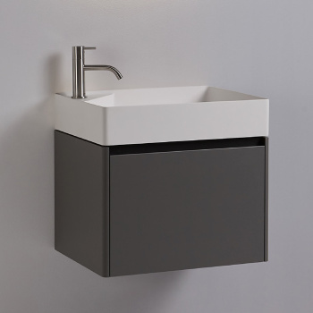 Комплект мебели Antonio Lupi Simplo 42х42х48,5, с раковиной, с 1 дверцей DX, Matita goffrato А0002424217