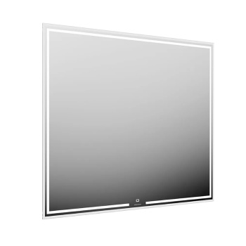 Зеркало MIO прямоугольное с диером Kerama Marazzi 100 белое MIO.mi.100\WHT