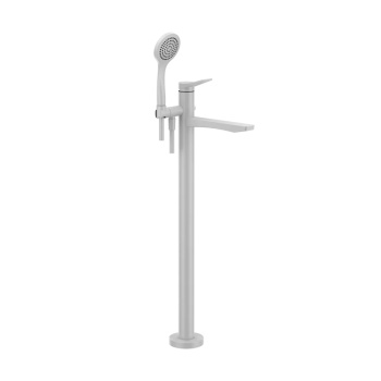 Смеситель для ванны Gessi Rilievo 59131.279 Matte White