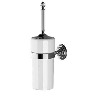 Ёршик подвесной Devon&Devon Diamond белая керамика хром WHD520CRBI