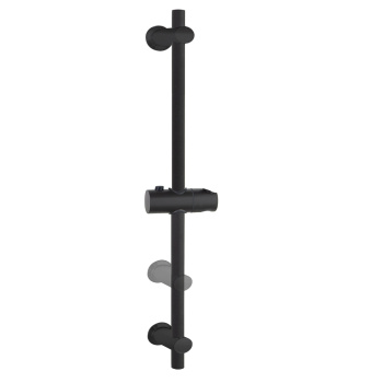 Душевая штанга Ramonsoler круглая 650 мм, черная 778002SNM