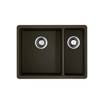 Мойка кухонная Omoikiri Kata 55-2-U-DC тёмный шоколад 4993388