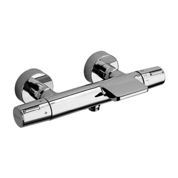 Смеситель термостатический Ramonsoler Tzar для ванны с каскадным изливом никель 343901SNC