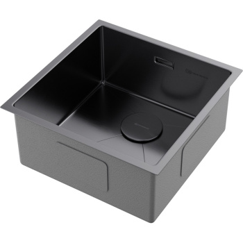 Мойка кухонная Omoikiri Taki 44-U/IF-GM вороненая сталь 4973521