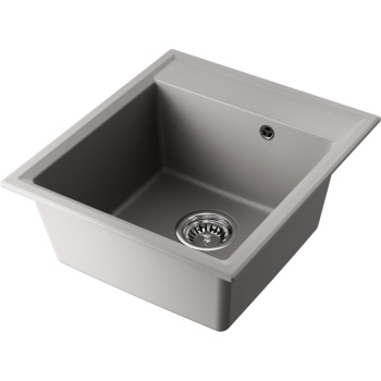 Мойка кухонная Omoikiri Daisen 46-GR leningrad grey 4993612