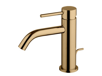 Смеситель для раковины Fima Carlo Frattini Spillo F3031XSOS золото