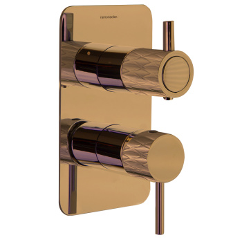 Смеситель для душа Ramonsoler Odisea встраиваемый на 2 выхода joya медь 591512SCUC