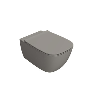 Унитаз подвесной Globo Genesis Унитаз подвесной безободковый размер 55 см крепление в комплекте AT (Agata) GNS02AT