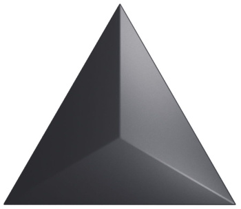 Керамическая плитка ZYX Evoke Traingle Level Black Matt 15x17 см 218242