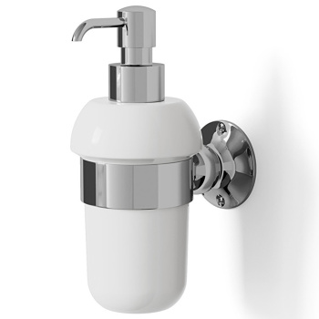 Дозатор для жидкого мыла Devon&Devon New York держатель и помпа хром NY130CR