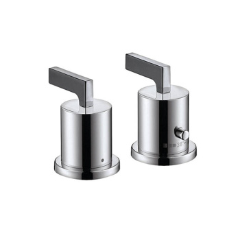 Axor Citterio, Термостат на край ванны, на 2 отверстия, с рычаговыми рукоятками, внешняя часть, цвет