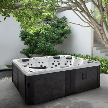 Минибассейн Treesse Rodas 2300х2300х870, отдельностоящий, с панелями, с крышкой, белый PROD01BP
