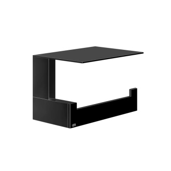Держатель туалетной бумаги Gessi Rettangolo 20849.706 Black Metal PVD