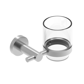 Стакан NEMO  настенный BRUSH NICKEL NM-01021BN