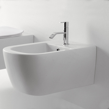 Биде подвесное Antonio Lupi Komodo 54х36,6, белый матовый А0002423689