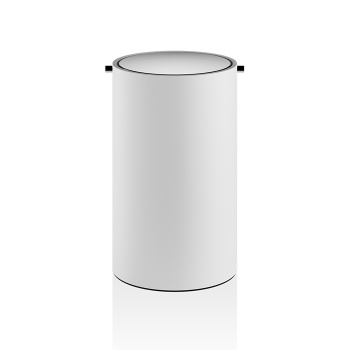 Корзина для мусора Decor Walther Stone 971154 белый матовый/полированная нержавеющая сталь