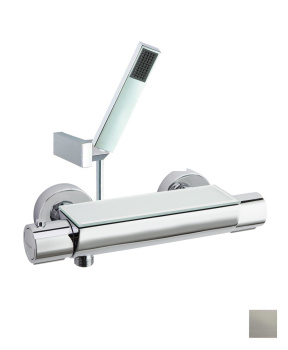 Смеситель термостатический Ramonsoler Urban Chic для душа с душевым комплектом никель 213401MRNC