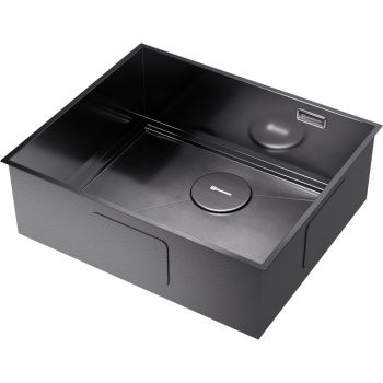 Мойка кухонная Omoikiri Kasen 53-26 INT GM воронёная сталь 4993496