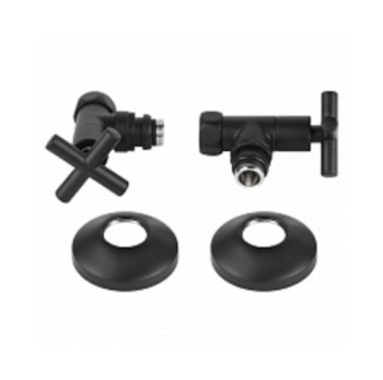 Вентиль для полотенцесушителя Secado 4603777471002 угловой черный