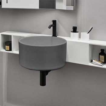 Раковина подвесная Cielo Sella SELS BR 40 см серый